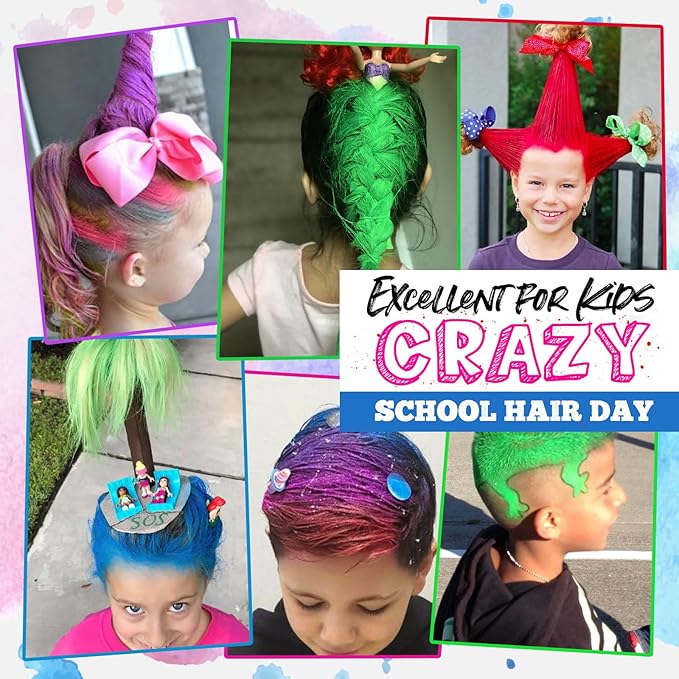 Temporary Green Hair Spray for