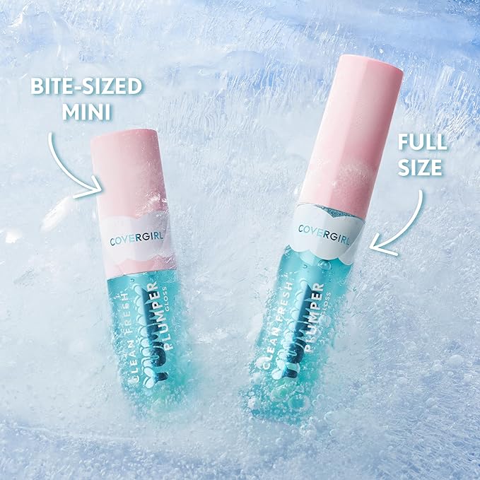 COVERGIRL Clean Fresh Yummy Gloss Plumper Bite-Sized Minis Kit - Minter is Coming & Freeze the Day