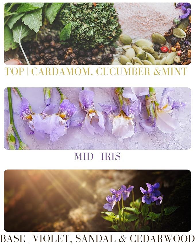 Santal Natural Hair & Body Mist Spray, Pure Essential and Fragrance Oils, Alcohol-Free, Handmade in California, 0.5Fl Oz