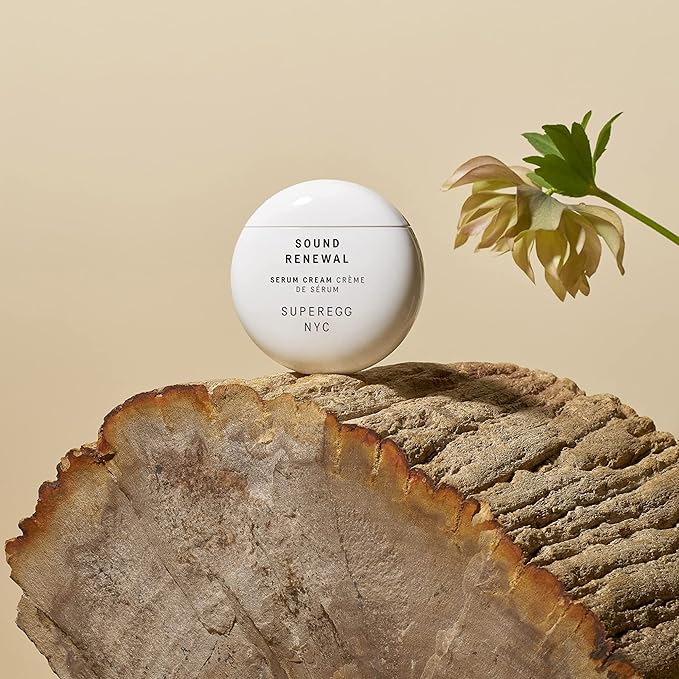 SUPEREGG Sound Renewal Serum Cream: For a fresh, luminous complexion. Nourishing serum cream with Panthenol and EGCG. 60 ML / 2 FL OZ