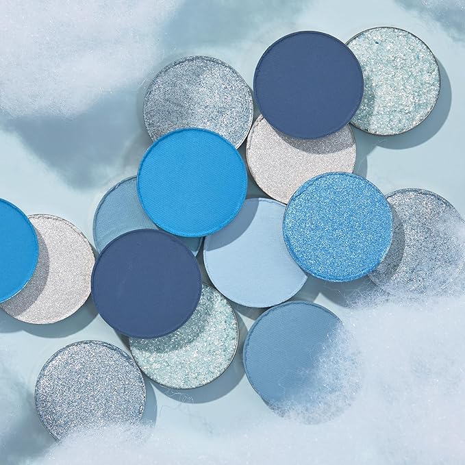 ColourPop On Cloud Blue Shadow Palette - Baby Blue Shadow with Matte Sparkle, Metallic, Matte and Glitter Finishes - High-Pigment Eye Makeup with a Long-Wearing Formula (0.3 oz)