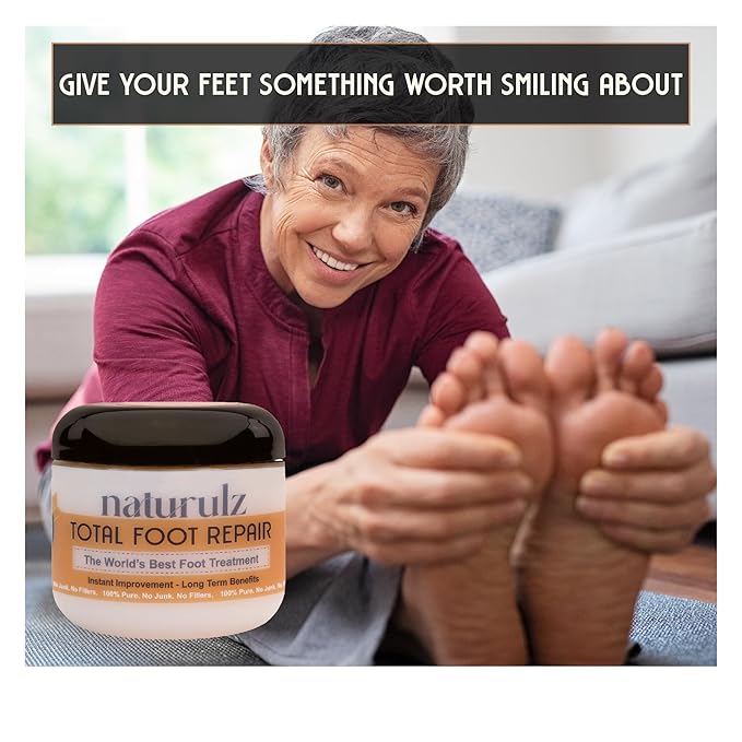 Naturulz Total Foot Repair Bundle & Save – 3oz No Junk Callus Remover Roll On & 4oz Topical Foot Cream for Dry Cracked Heels & Feet, Moisturizer for Feet, Knees, Elbows & Hands, Repairs Cracked Skin