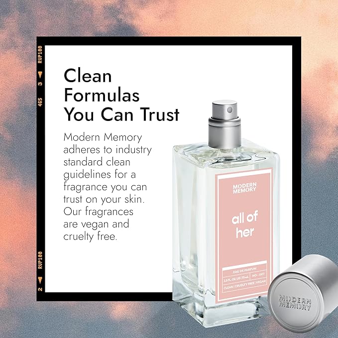 Modern Memory All of Her Eau de Parfum for Women, 2.5 fl oz - Notes of Red Raspberry, Jasmine & Amber