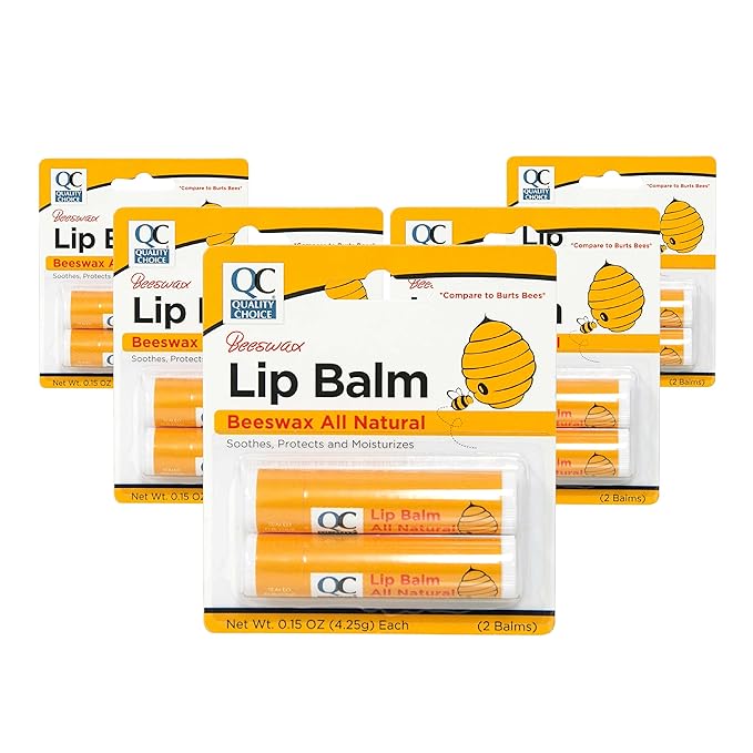 Quality Choice Beeswax Lip Balm All 0.15oz