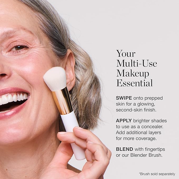 Ogee Sculpted Complexion Foundation Stick (Banyan 2.75W - Medium Light, Golden Undertones) Full Coverage Foundation Makeup - Instantly Balance & Even Complexion - 70% Organic Ingredients