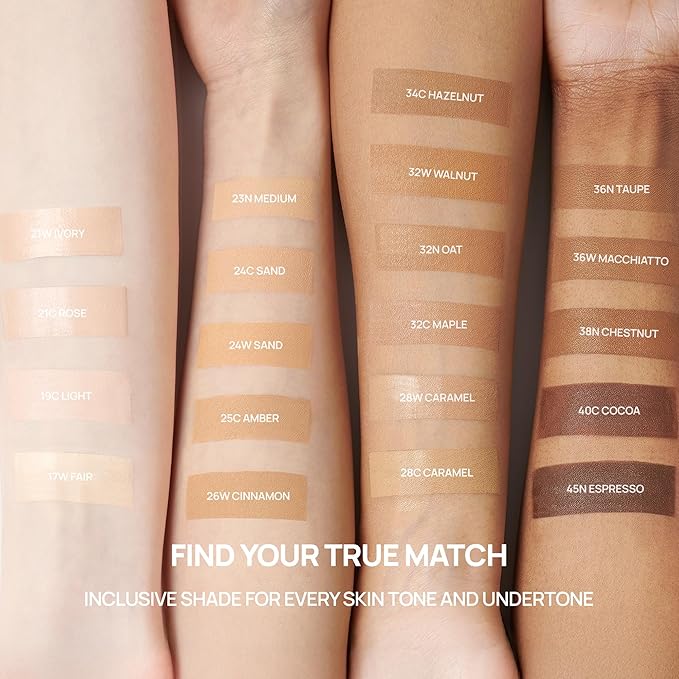 BANILA CO Covericious Ultimate Cover Cushion | Up to 100HR Long-Wear Foundation | 20 Shades for All Skin Tones | Matte & Lightweight Finish | Korean Cushion Foundation (14g / 0.49 oz), 36N TAUPE