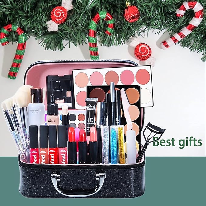MAEPEOR All In One Makeup Kit 34PCS Makeup Kit for Women Full Kit Multi-Purpose Makeup Set for Beginners or Pros (KIT014)