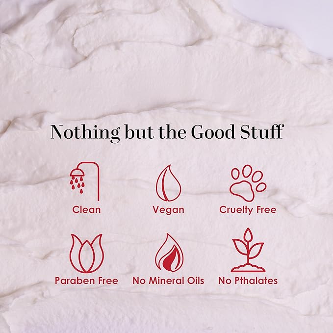 Peppermint Mocha Body Butter with Raw Shea Butter and Jojoba Oil, Holiday Body Moisturizer for Dry Skin, Christmas Lotion, Limited Edition