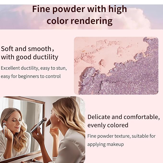 SAMIK Eye shadow blush concealer contour makeup kits full set all in one makeup set cosmetic girl makeup gift box blush set (Black)