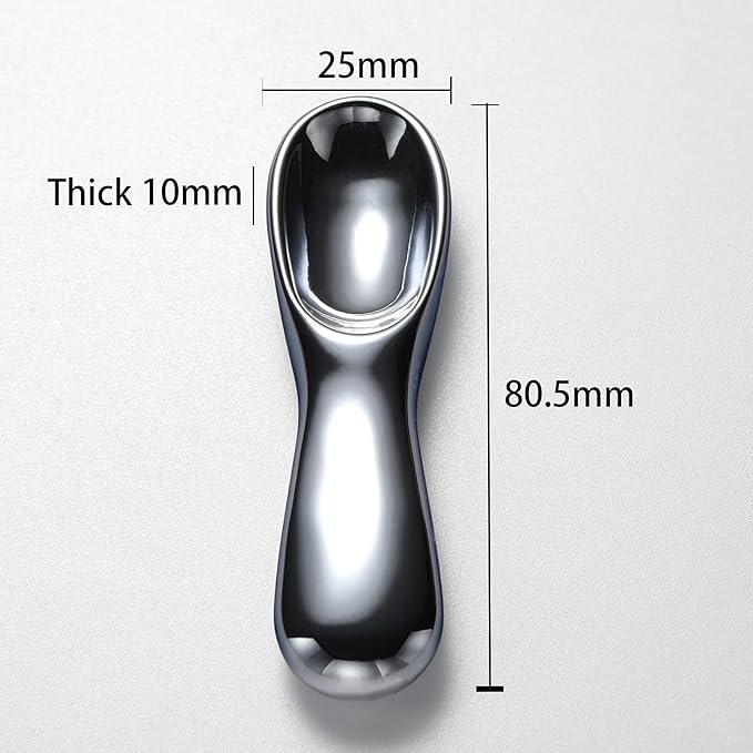HOTACE Terahertz Energy Stone Gua Sha Scraper Tools Lymphatic Drainage Massager Facial Beauty Tools-Spoon Shape