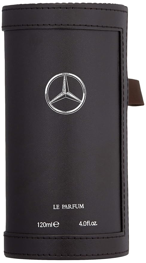 Mercedes-Benz - Le Parfum - Irresistible Fragrance For Men - Wood And Leather Scent - For Dynamic, Leading Personalities - Pink Pepper, Bergamot, Violet Leaves, Amber Notes - Eau De Parfum - 4 Fl Oz