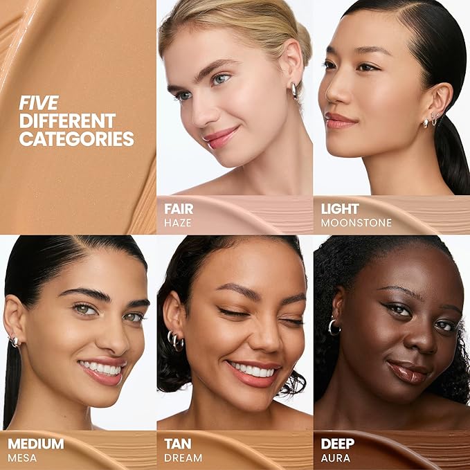 Wonderskin Hyper-Bond Serum Foundation – Waterproof, Transfer-Proof, 24HR Longwear Face Makeup with Niacinamide & Hyaluronic Acid – Lightweight, Natural Finish, Vegan & Cruelty-Free (Haze)
