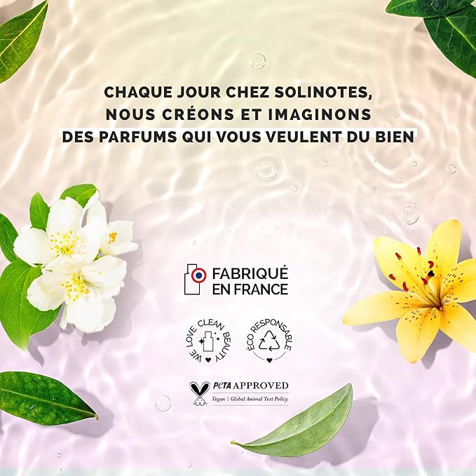 SOLINOTES Cherry Blossom Perfume for Women - Eau De Parfum | Delicate Floral and Soothing Scent - Made in France - Vegan - 1.7 fl.oz