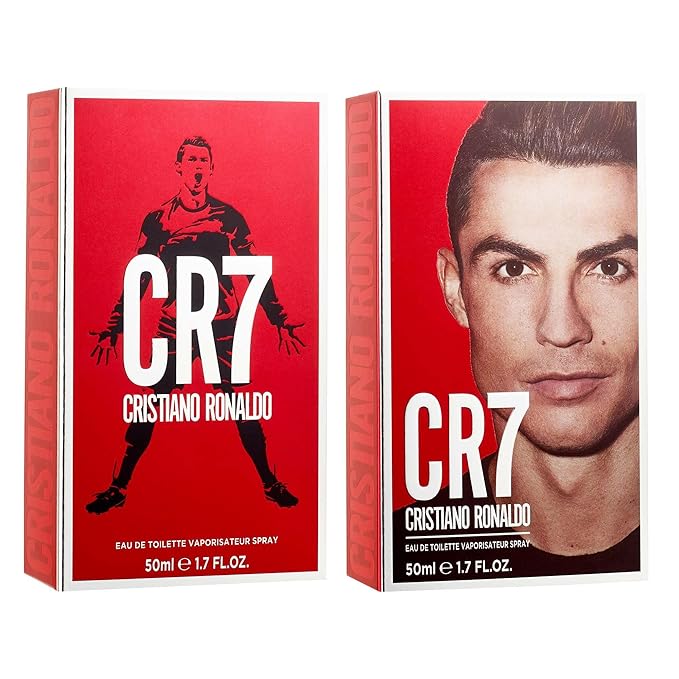 CRISTIANO RONALDO CR7 Eau De Toilette Cologne Scent for Men - Woody, Musky Men's Scent with Lavender, Cardamom, Tobacco, and Cedar - 1.7 oz