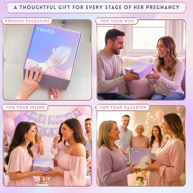 2nd Trimester Mom-to-Be Essentials Box - Gift for Expecting Moms - Care Package with Essential New Mommy Items & Pregnancy Must-Haves