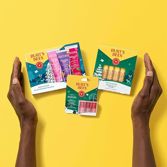 Burt's Bees Lip Balm, Beeswax Bounty, Classic, 4-Pack, 0.15 Oz