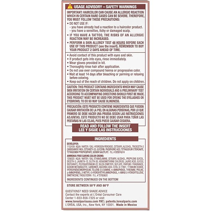 L’Oreal Paris Excellence Universal Nudes Permanent Hair Color, Ammonia Free Hair Dye for Gray Hair Coverage, 8N Natural Blonde, 1 Hair Dye Kit