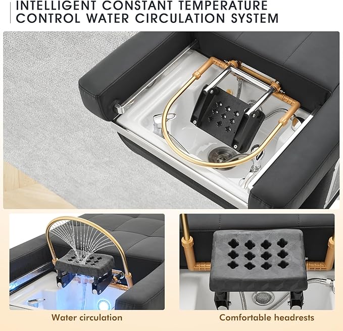 Artist hand Shampoo Bowl, Massage Bed, Head Spa Equipment, Foot Bath, Spa Beauty Salons, Backwash Unit Beauty Bed