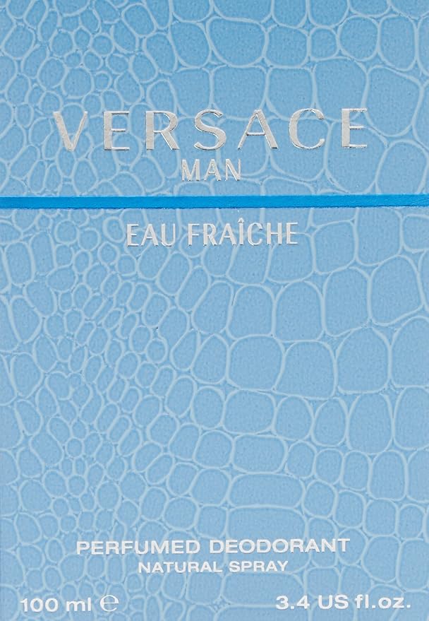 Versace Man Eau Fraiche by Versace for Men 3.4 oz Perfumed Deodorant Spray