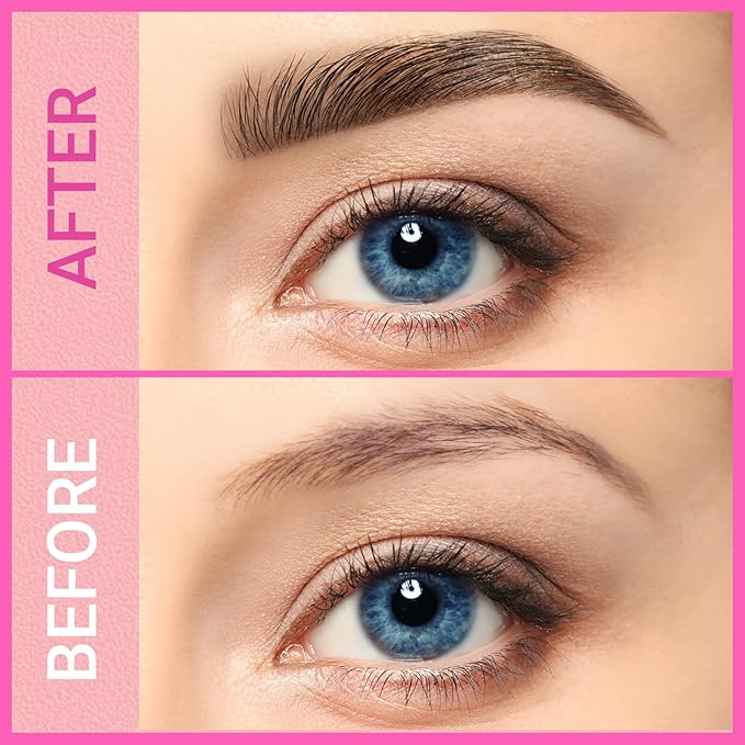 iMethod Eyebrow Pen - Eyebrow Pencil Magical 2-in-1 Eye Brow Pencils for Women with 4-Fork-Tip & Precise Brush-Tip for Natural Hair-Like Brows, Last All-Day, with Eyebrow Spoolie Brush, Brown