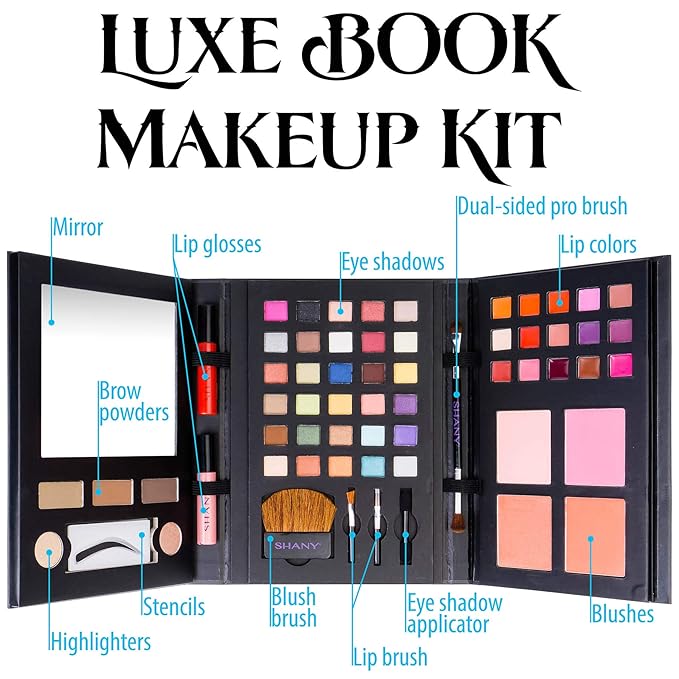 SHANY Luxe Book Makeup Set - All In