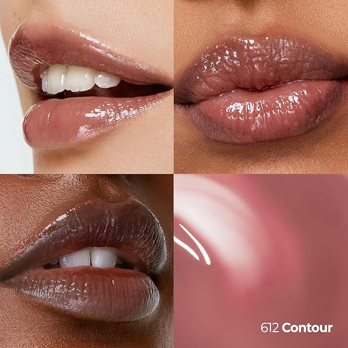 Laka Maxi Glayer Tint 3.8g/0.13oz., Glass Layer of Gloss, Ultra Glow & Vivid Layerable Pigments, High Shine Lip Oil, K-Beauty (#612 Contour)