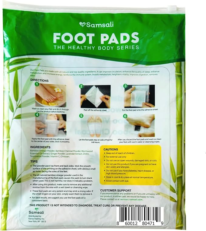 Ginger Foot Pads for Pain Relief: 120-Pack Natural Bamboo Vinegar Bamboo Charcoal Wormwood Lavender Ingredients Foot Patches - Comfort for Stress Relief Relaxation - Ideal for Adults Elderly