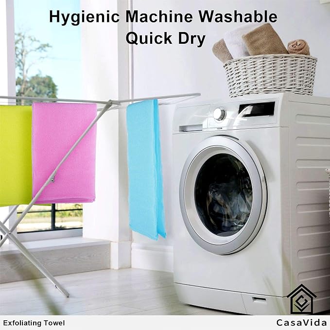 Casavida exfoliating washcloth back scrubber