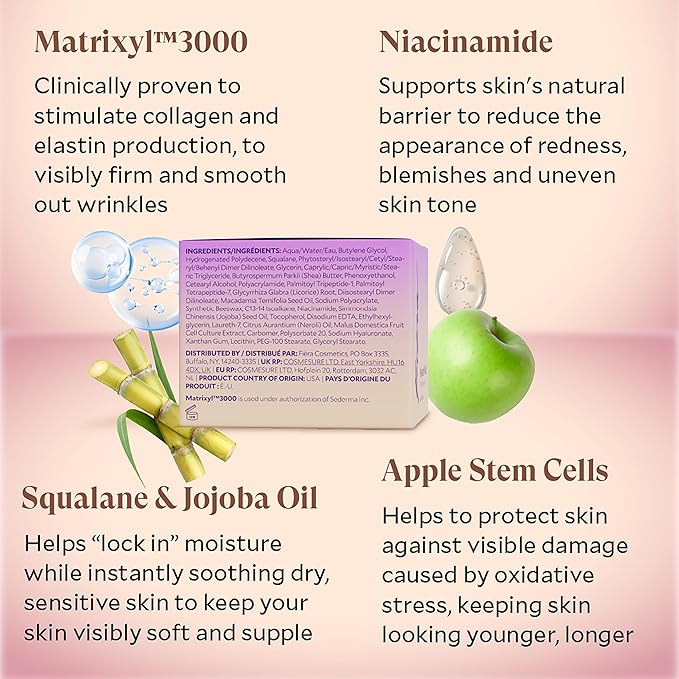 FIÈRA MoistureWiser – Advanced Anti-Aging Moisturizer for Mature Skin, Tightens, Hydrates & Reduces Fine Lines & Wrinkles for a Youthful Look – 1.69 FL. OZ. / 50 ML