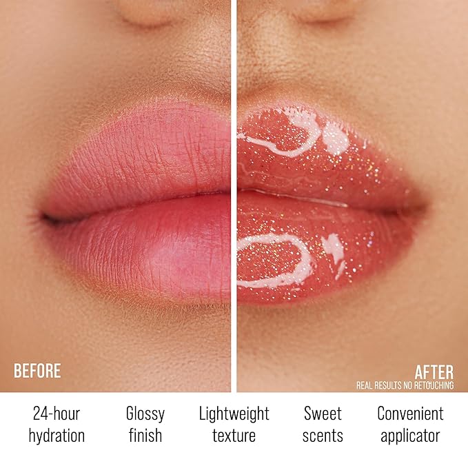 Epic Lip Oil, Moisturizing Lip Treatment, Non-Sticky Formula Lip Gloss,High Shine Finish (05)