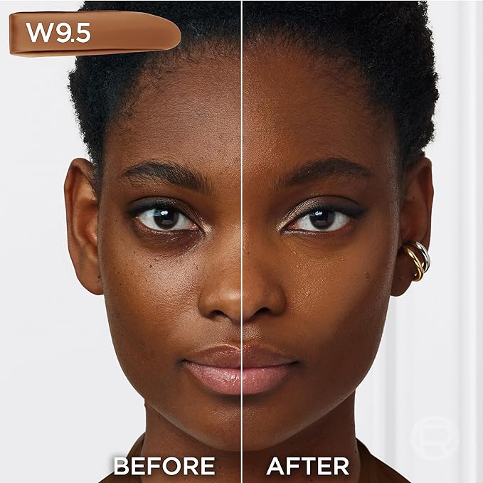 L'Oreal Paris True Match Super-Blendable Foundation, Medium Coverage Liquid Foundation Makeup, W9.5, Deep, 1 Fl Oz