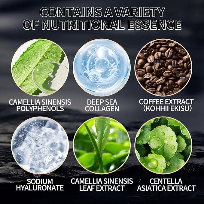 ROUSE 40 Pairs - Caffeine Under Eye Patches Eye Treatment Mask for Dark Circles Eye Fatigue Puffiness Refreshing Revitalizing Skin Care Eye Gel Pads (2 Boxes)