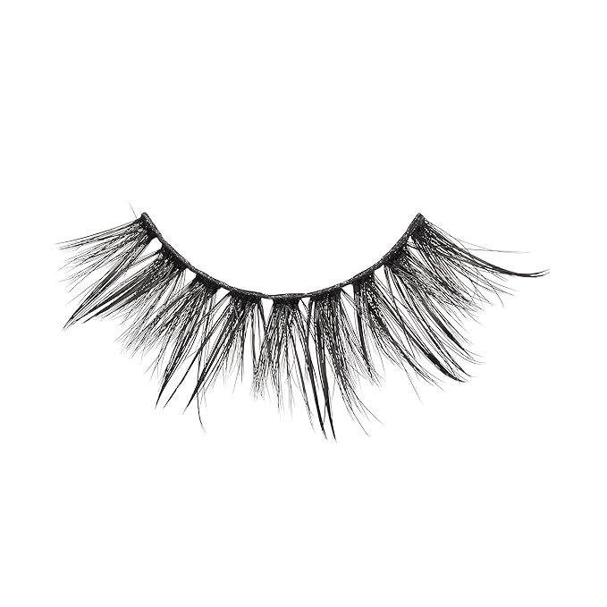 KISS Halloween Lash Drip False Eyelashes, Spiky X Boosted Volume, Unique Wet Look Hydrated Effect, Multi-Length Rewearable Fake Eyelashes, Wispy Crisscross Lash Pattern, Style ‘You Dew You’, 1 Pair, Packaging May Vary
