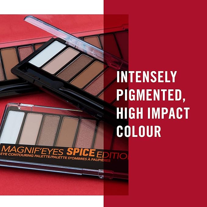 Rimmel Magnif'eyes Eyeshadow Palette, Spice Edition (Pack of 2)