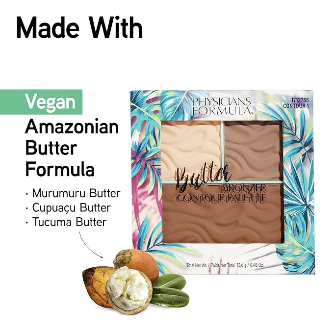Physicians Formula Butter Bronzer Contour Palette, Light/Medium, 0.48 Ounce (Pack of 1)