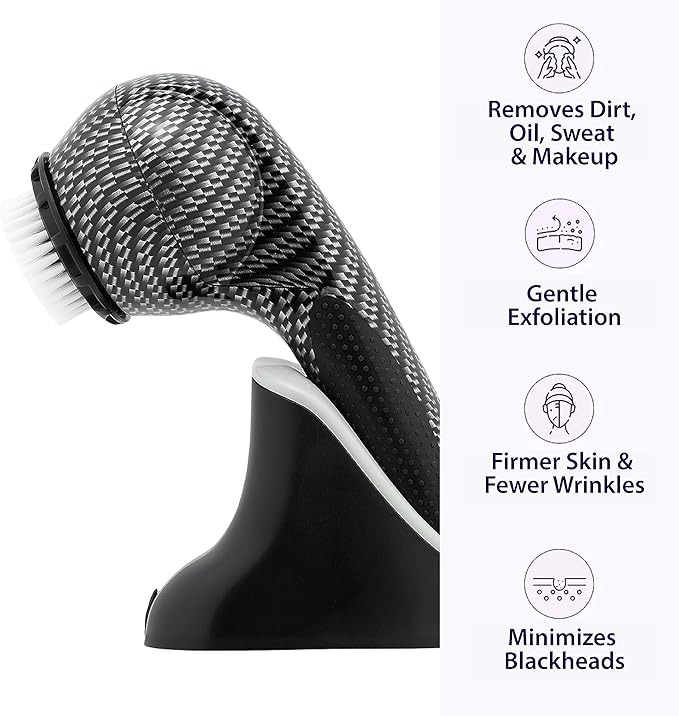 Michael Todd Beauty - Soniclear Elite - Facial Cleansing Brush System - 6-Speeds - Face Cleansing Brush & Exfoliating Body Scrubber