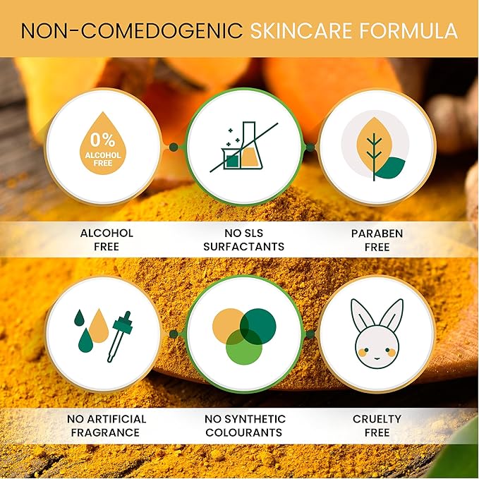 AMVital Turmeric Body Scrub - Handmade Natural Scrub For Body, Face, Hand, and Foot - Natural Skincare Body Scrub For Women - Suitable for All Skin Types (7.8oz)