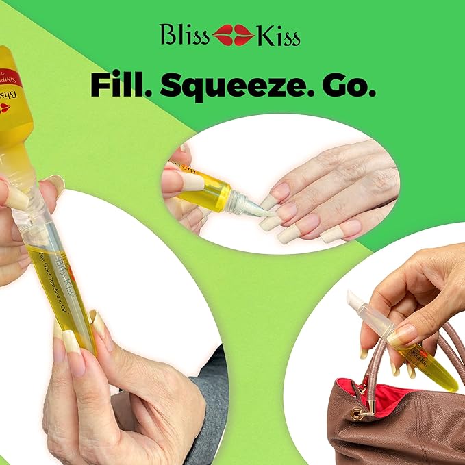Refillable Squeeze Cuticle Oil Pen,