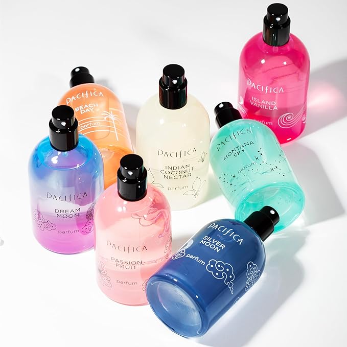 Pacifica Beach Day Spray Perfume, Fragrances, Bliss, Bergamont, Orange Flower, Sandalwood, Amber, Suede Leather, Clean Perfume, Parfum, Eau de Toilette Clean Vegan & Cruelty-Free