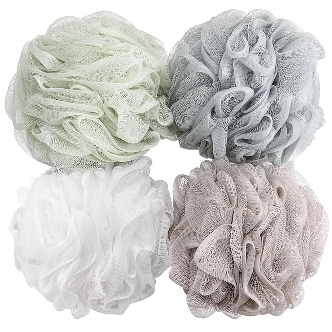 Btyms bath sponge shower loofahs