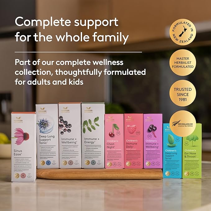 Sinus Ease, Herbal Seasonal Sinus Support with Horseradish, Elderflower, Echinacea & Ginger Root, Liquid Absorption, Herbal Flavor, Alcohol-Free, Plant-Based 6.7 fl oz