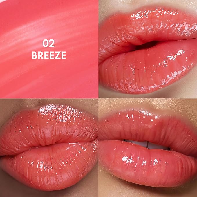 Amuse SEOUL Daisy Flower Dew Tint 02 BREEZE | 35% High-moisture Water Tint, Long-lasting, Vitamin E Acetate, Moisturizing, No Peel Off, Lip Treatment, Non Sticky, Korean Lip Tint for Dry Lips