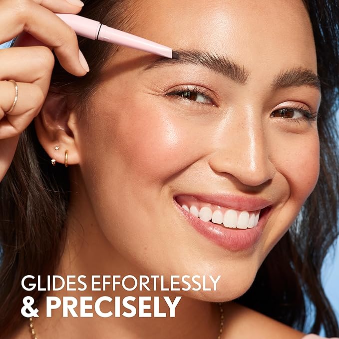 Covergirl Clean Fresh Brow Filler Pomade, 500 Medium Brown, Eyebrow Pencil, Ultra-Precise Tip, Creamy Formula, Highly Pigmented, Soft Matte Finish, Vegan Formula, 0.007oz