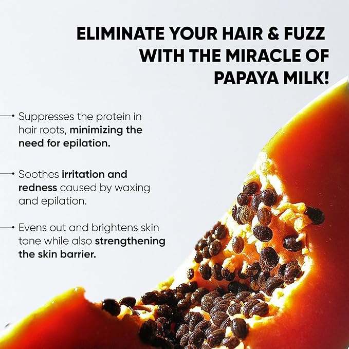 Epify Superfruit Post Epilation Papaya Gel, Hair Inhibitor for Face and Body, Non-Irritating Formula, Soothing Effect, Hair Growth Minimizer, 2.54 Fl Oz (6)