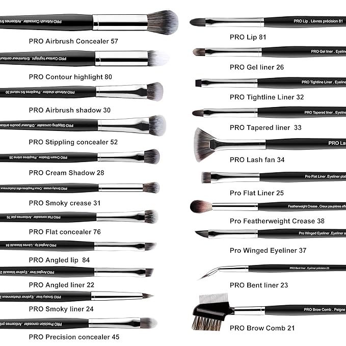 Bueart Design 36Pcs PRO Grade Makeup Brush Set with Super Holder,for discerning beauty enthusiasts&professionals Makeup Artist Crafted for your ultimate instrument for flawless,pro-grade artistry