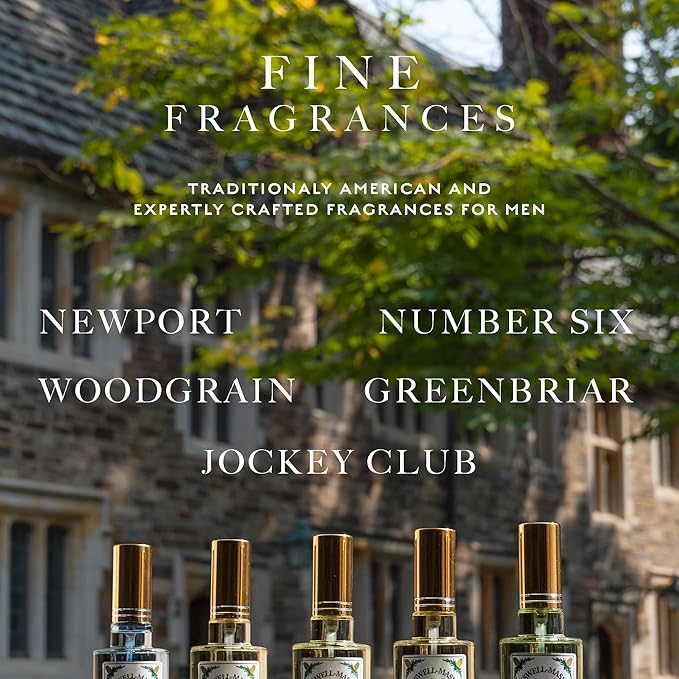 Caswell-Massey Gold Cap Newport Cologne Spray, Scents of Sandalwood, Cedar & Citrus, Fragrance For Men, Made In The USA, 3 Oz