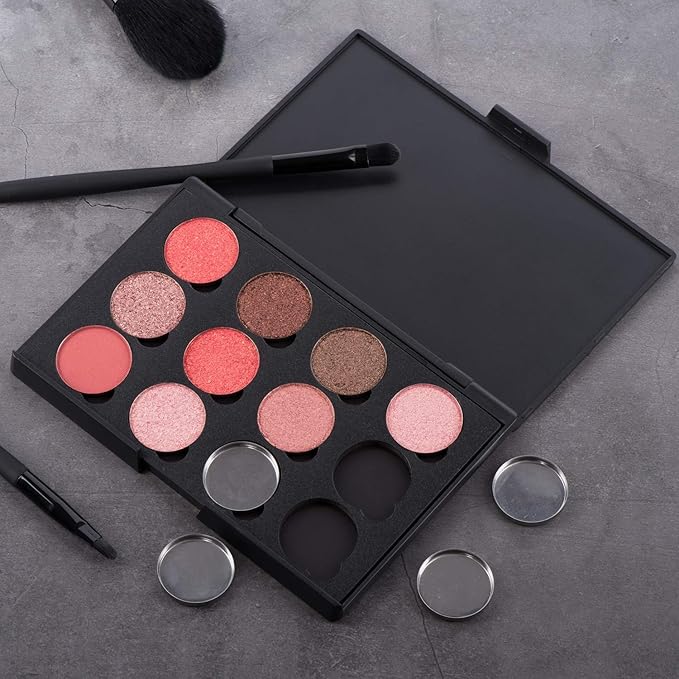 Empty Magnetic Eyeshadow Makeup Palette with 12Pcs 26mm
