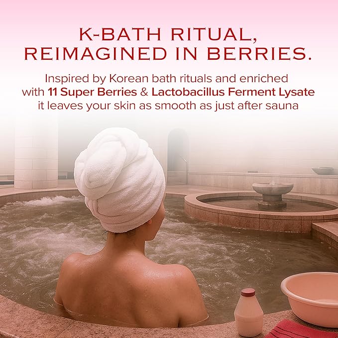 Very Berry Wash Off Pack | Korean Sauna Face Mask | Berry Complex + Fermented Ingredients for Skin Barrier | Instant Glow Up Effect | Whipped Cream Pack for Textured, Dry Skin 3.38 FL OZ