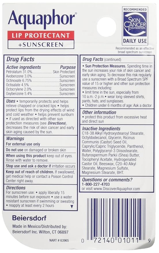 Lip Protectant Plus Sunscreen SPF 30