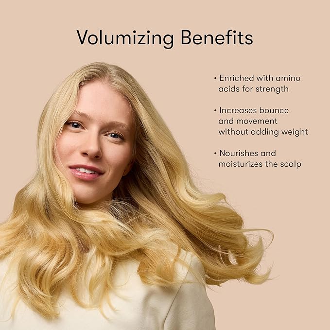 Odele Volumizing Sulfate-Free Conditioner, Adds Moisture, Shine, and Fullness for Straight or Wavy Hair Types, 13 Fl Oz